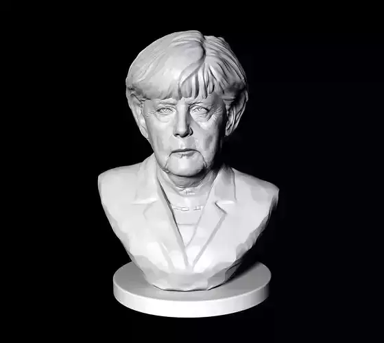 Angela Merkel 3D print model