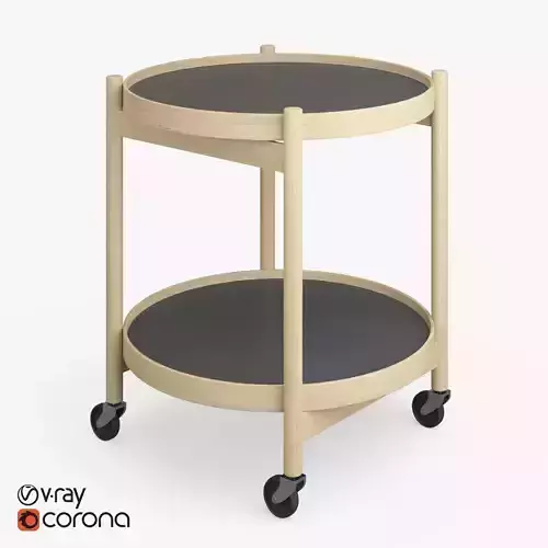 Bolling Tray Table 3D model