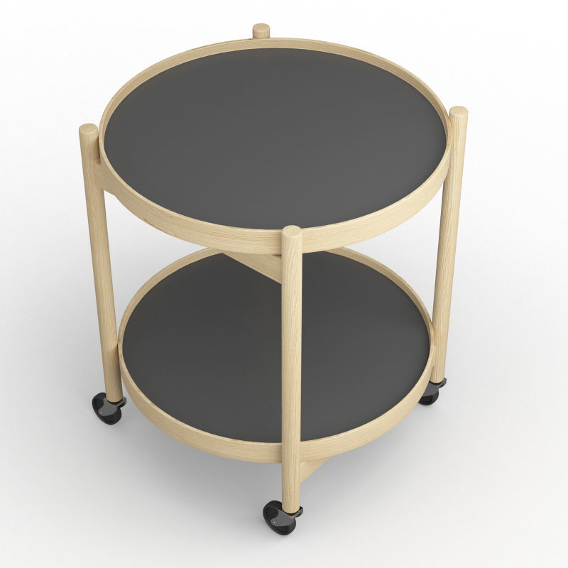 Bolling Tray Table 3D model_1