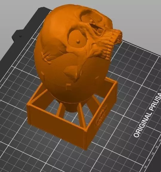 Fatman Skull 3D model_0