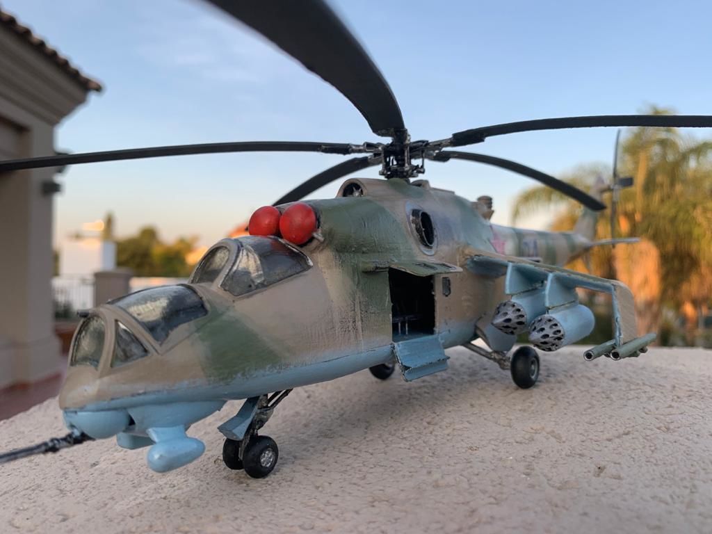 HIND MI24 RUSSIAN HELICOPTER - SCALE MODEL -  ASSEMBLY KIT  3D print model_2