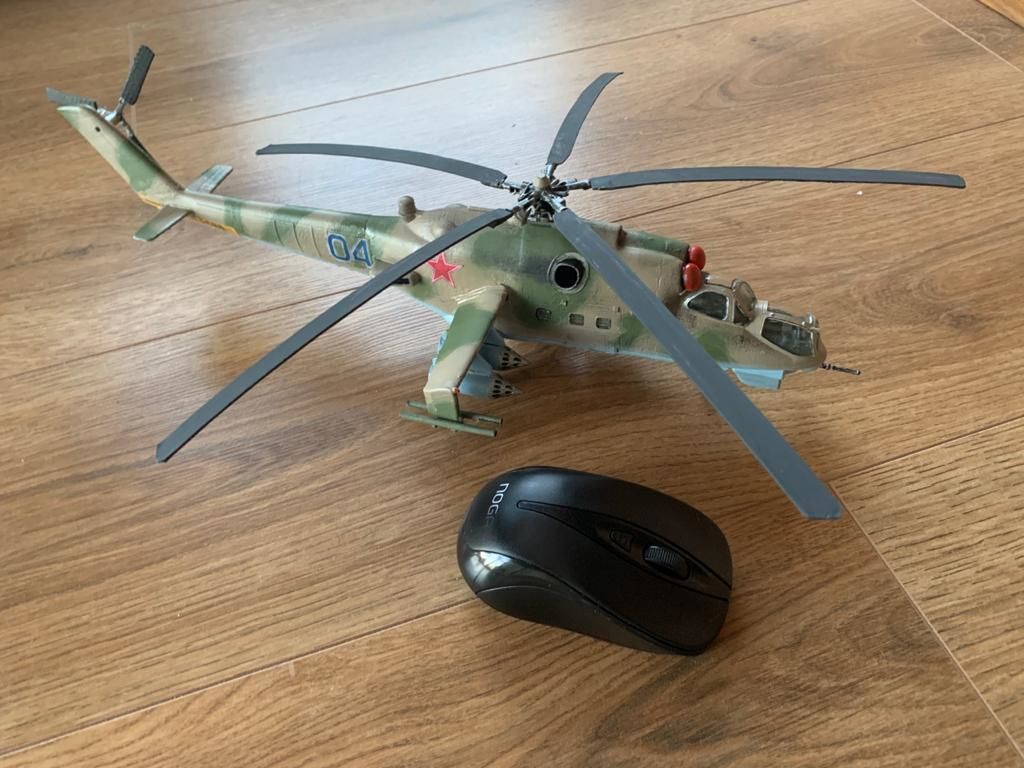 HIND MI24 RUSSIAN HELICOPTER - SCALE MODEL -  ASSEMBLY KIT  3D print model_4