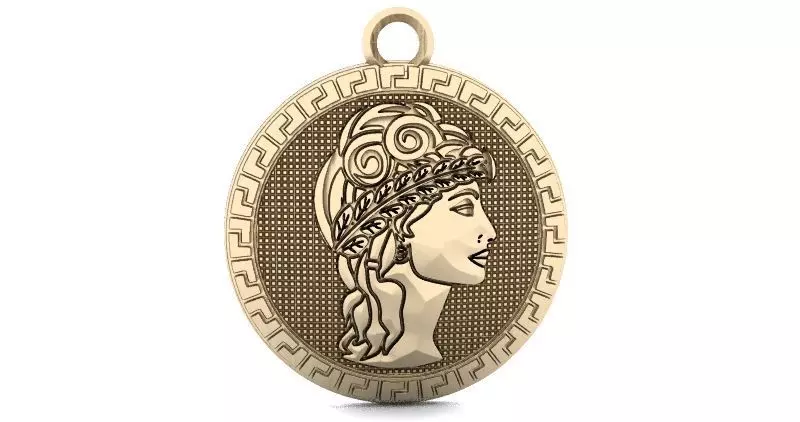 Woman in ancient rome 3D print model