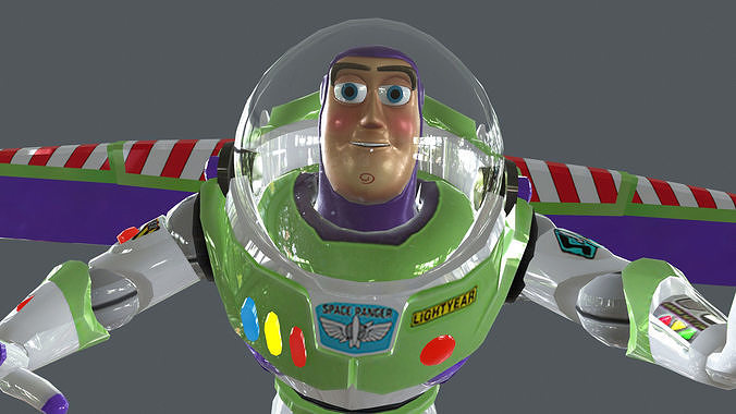 BUZZ-005 Run for your life Low-poly 3D model