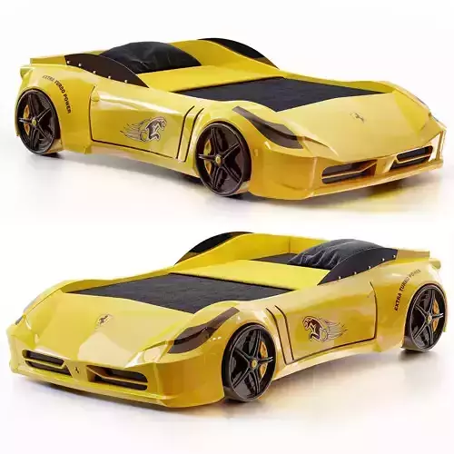 Racing Ferrari Car Bed Model for kids