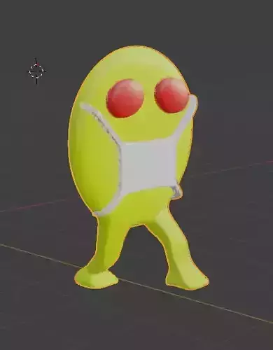 High poly Corono Awarness Biscuts with Animation