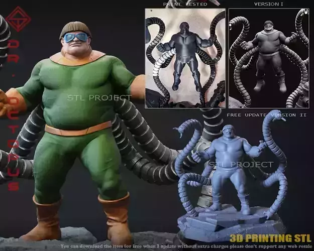 Dr Octopus Classic 3D print model