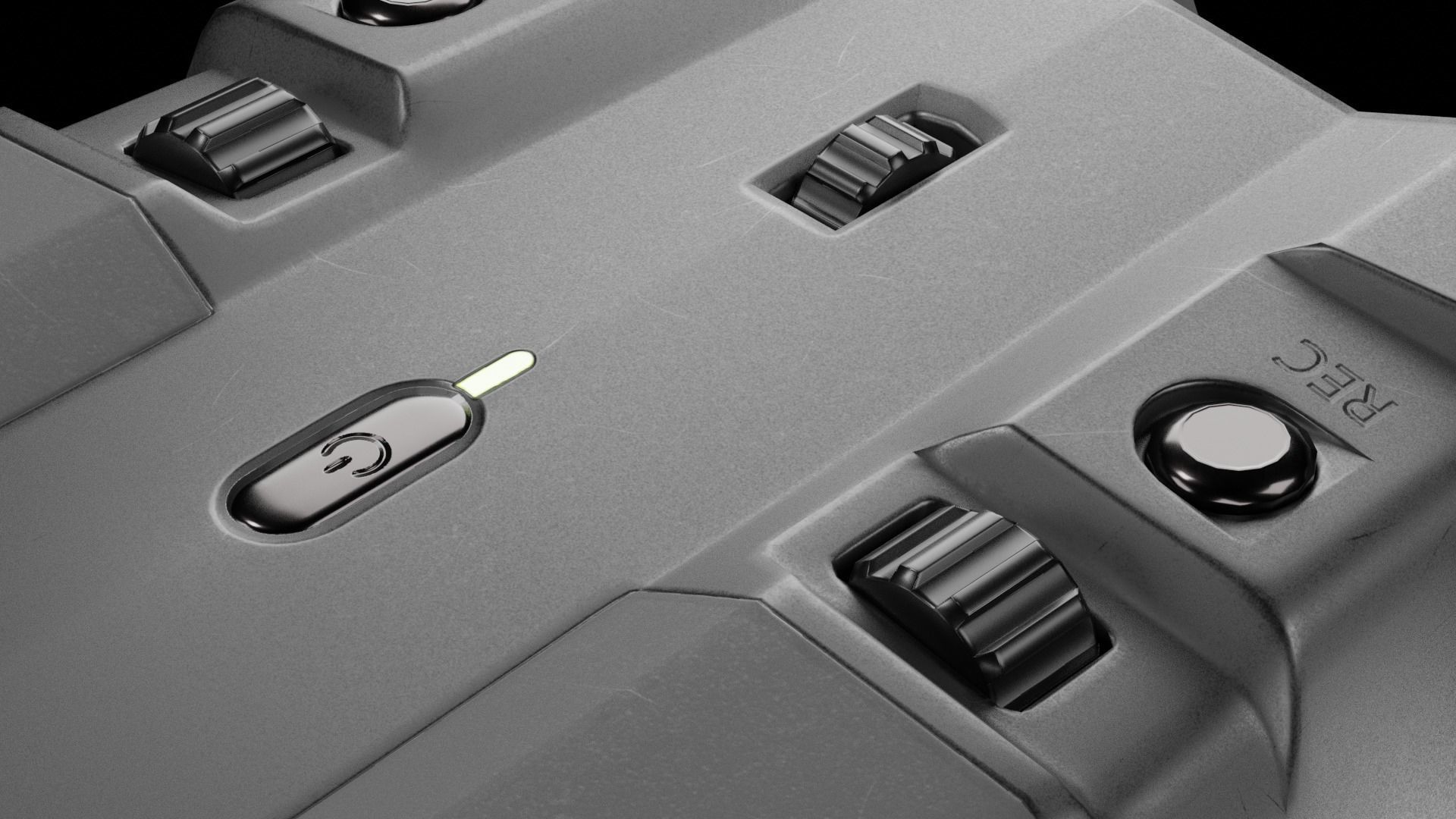 Ricoh NV-10 Binocula  Low-poly 3D model_6