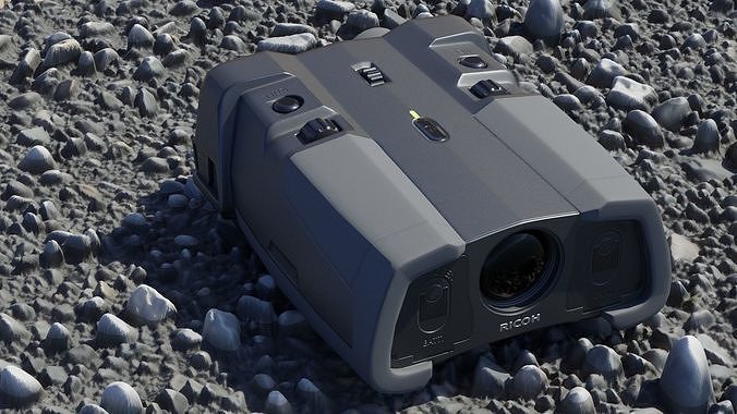 Ricoh NV-10 Binocula  Low-poly 3D model