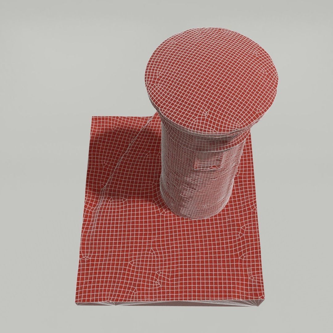 Photoscanned London Mail Post Service Box Free 3D print model_8