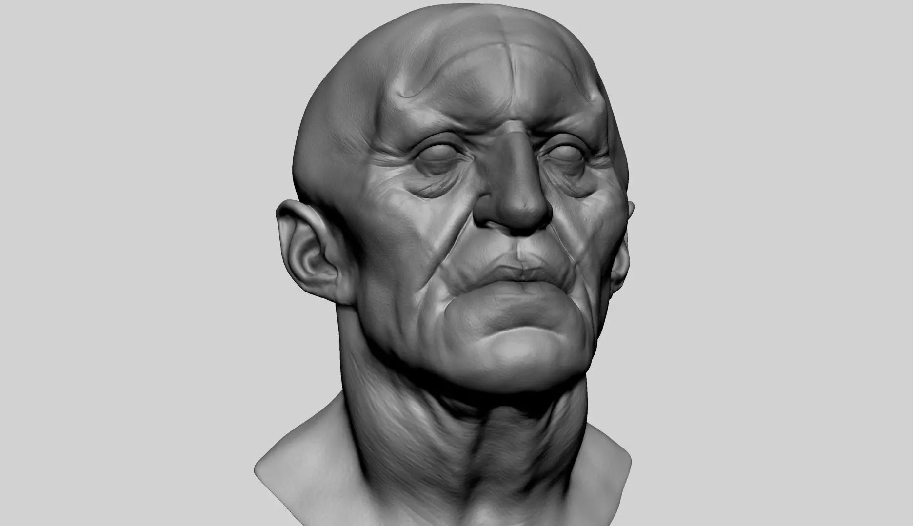 Creature Head 3D model_0