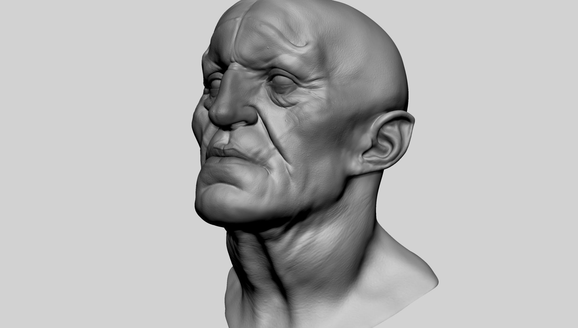 Creature Head 3D model_6