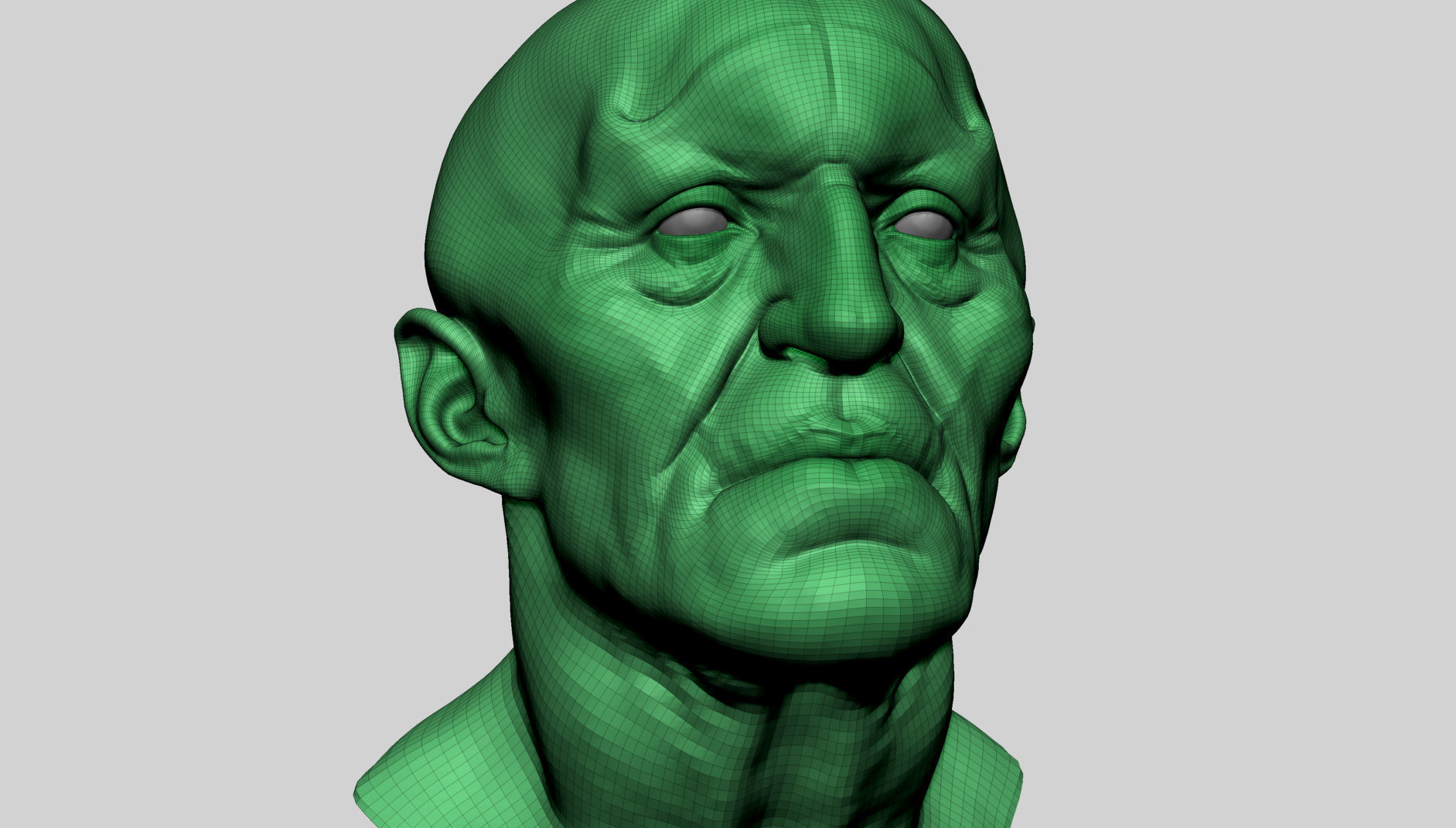 Creature Head 3D model_10