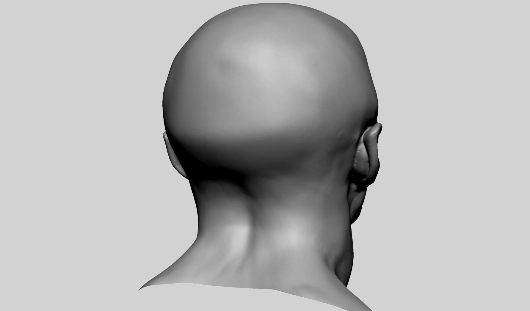 Creature Head 3D model_3