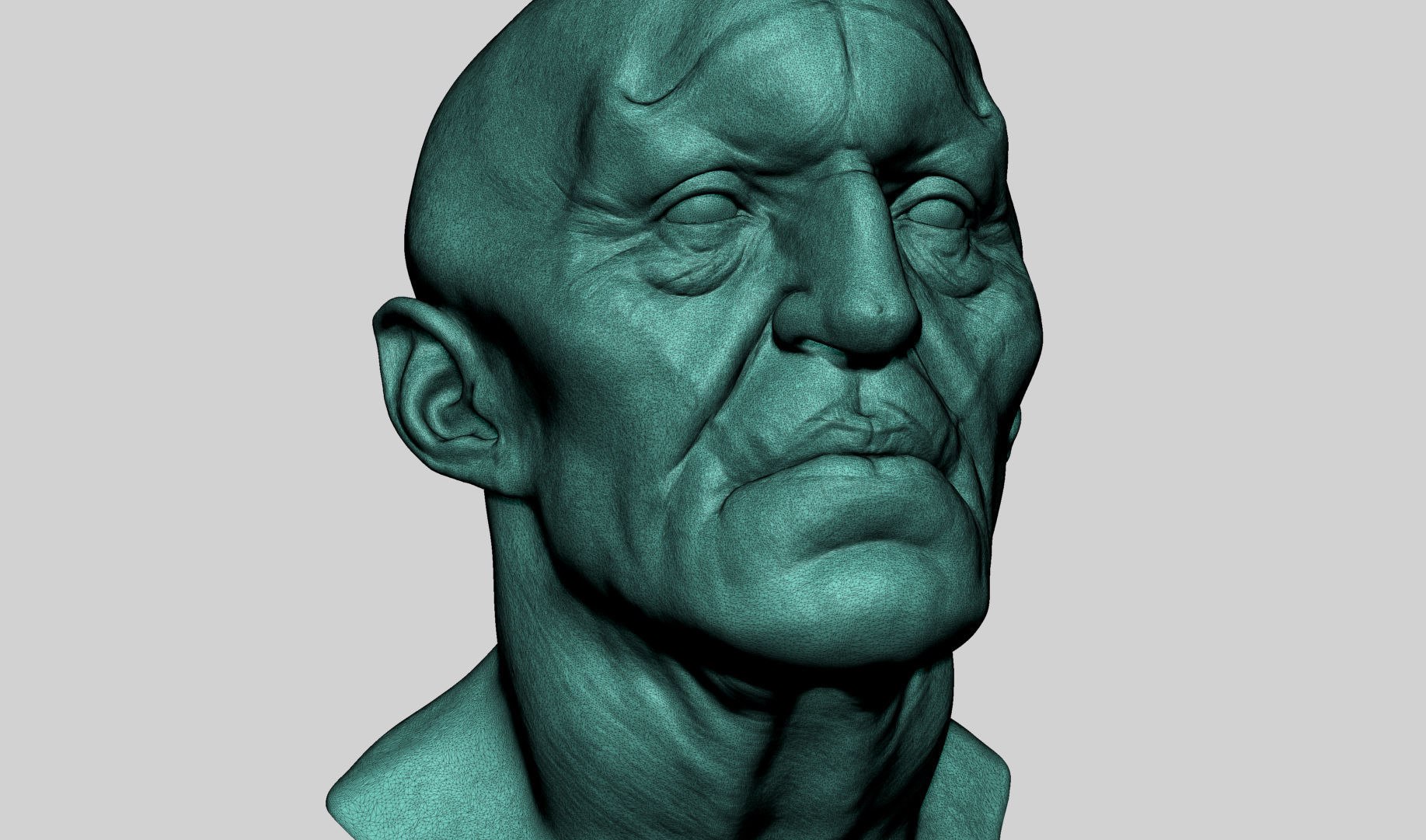 Creature Head 3D model_11