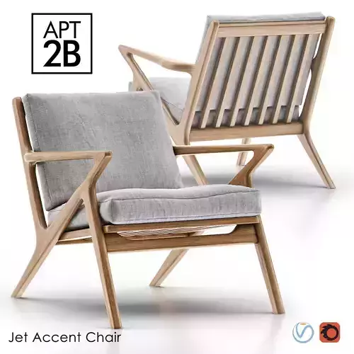JET ACCENT Chair 3D model