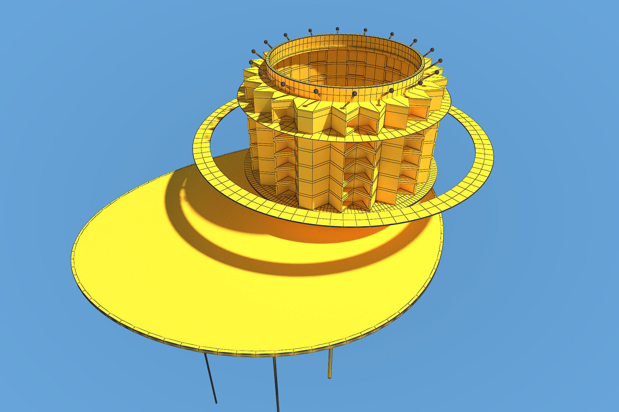 Futuristic Architecture Skyscraper 08 3D model_6