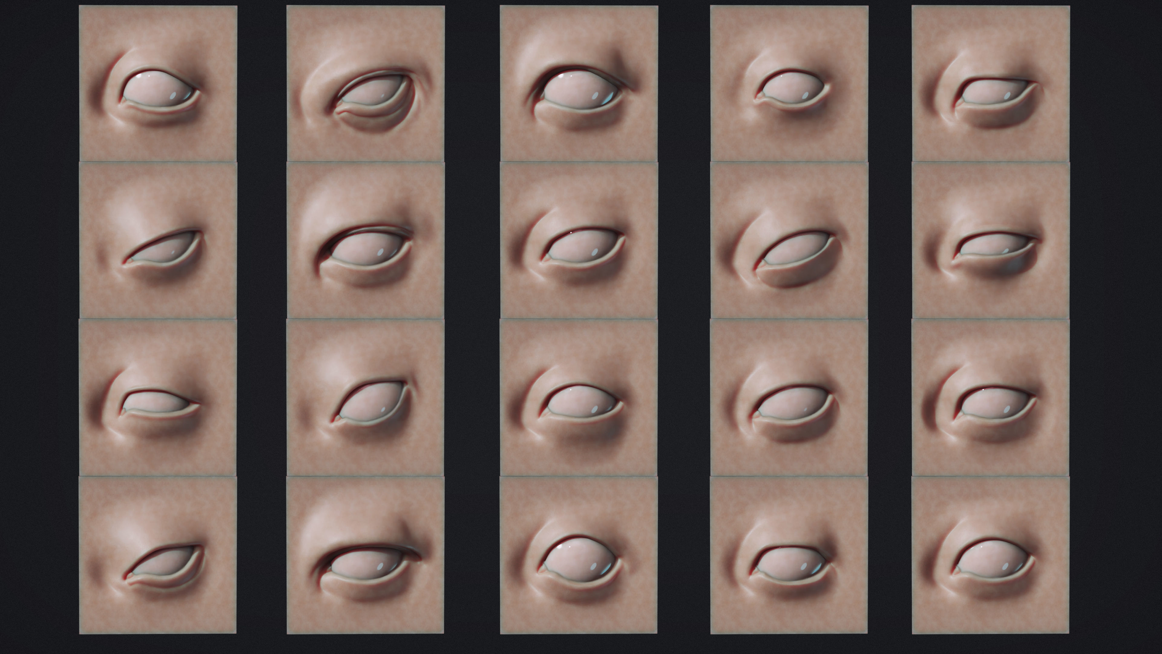 Zbrush - Face IMM and VDM Bundle 3D model_1