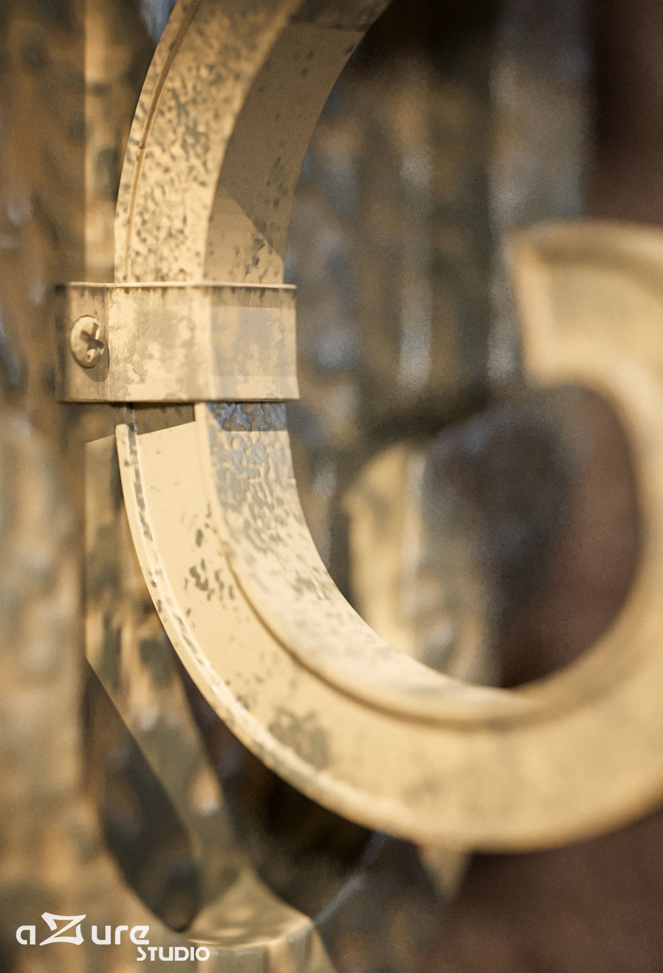 azure wall antique light 02 3D model_3