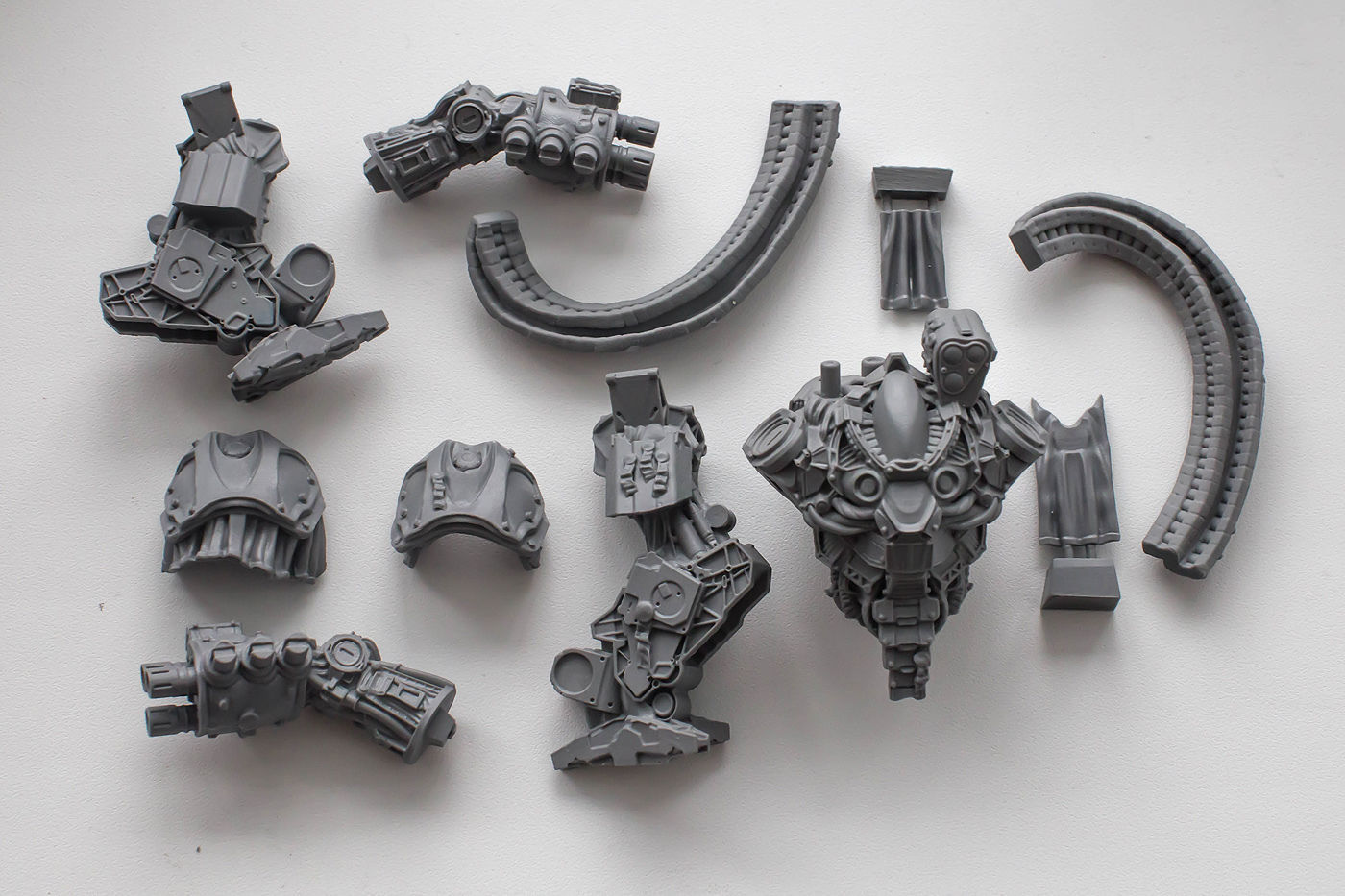 Heavy gun robot 3D print model_9