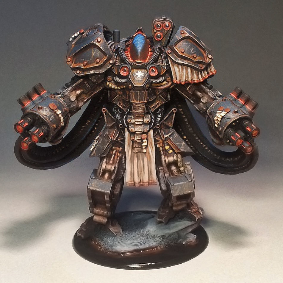 Heavy gun robot 3D print model_5