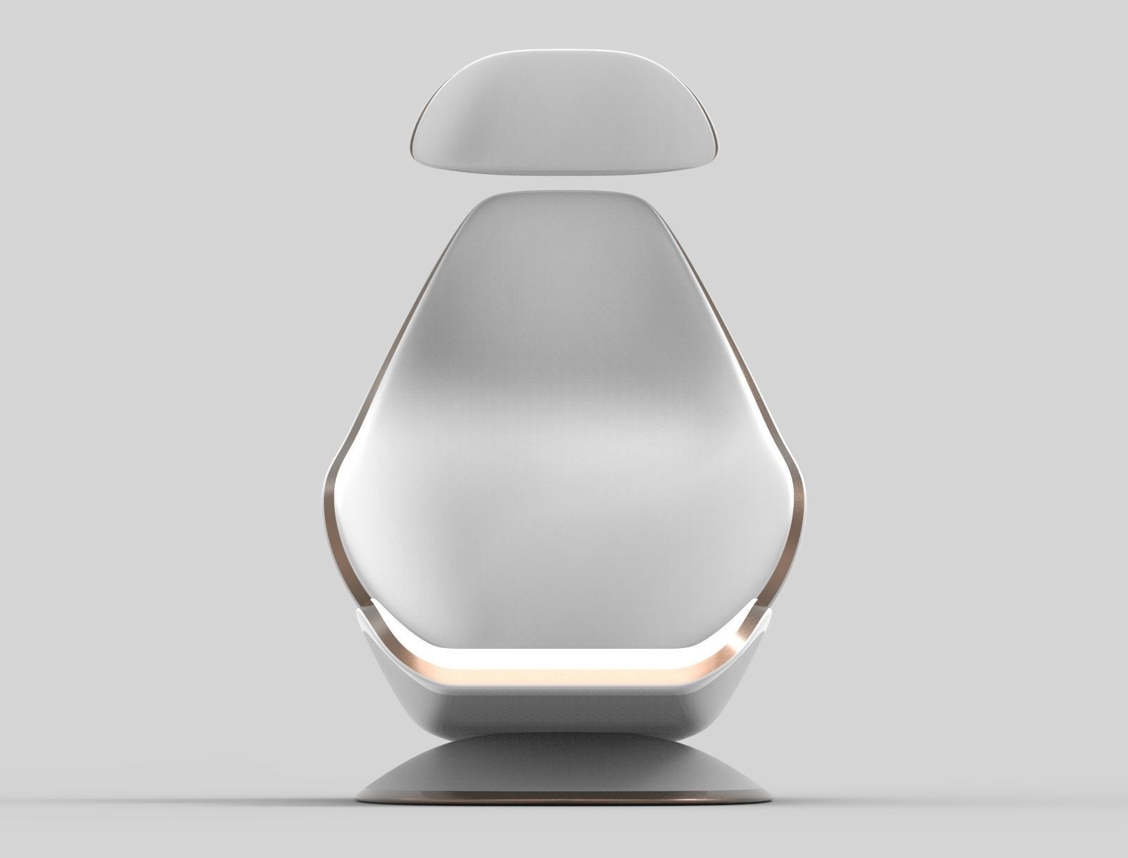 Elegant Car seat concept model 3D model_5