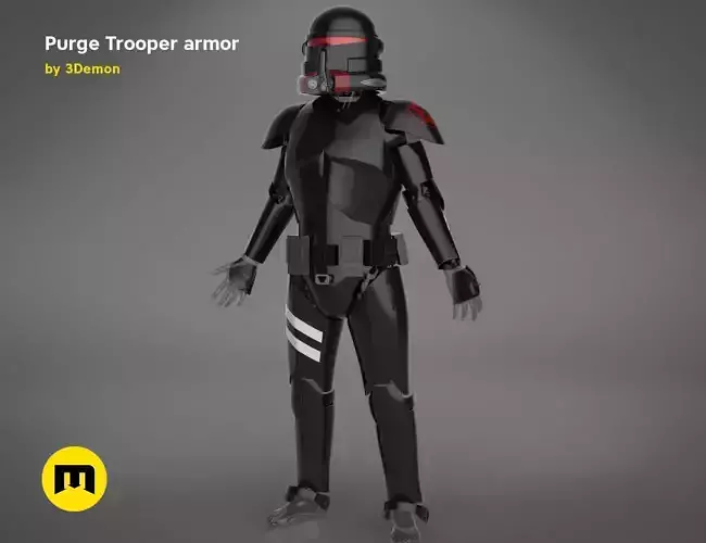 Purge Trooper armor 3D print model