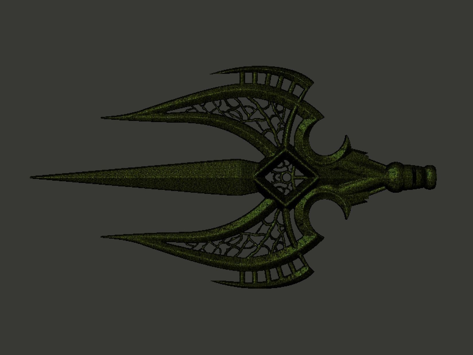 Fishermen King Trident Tip 3D print model_3