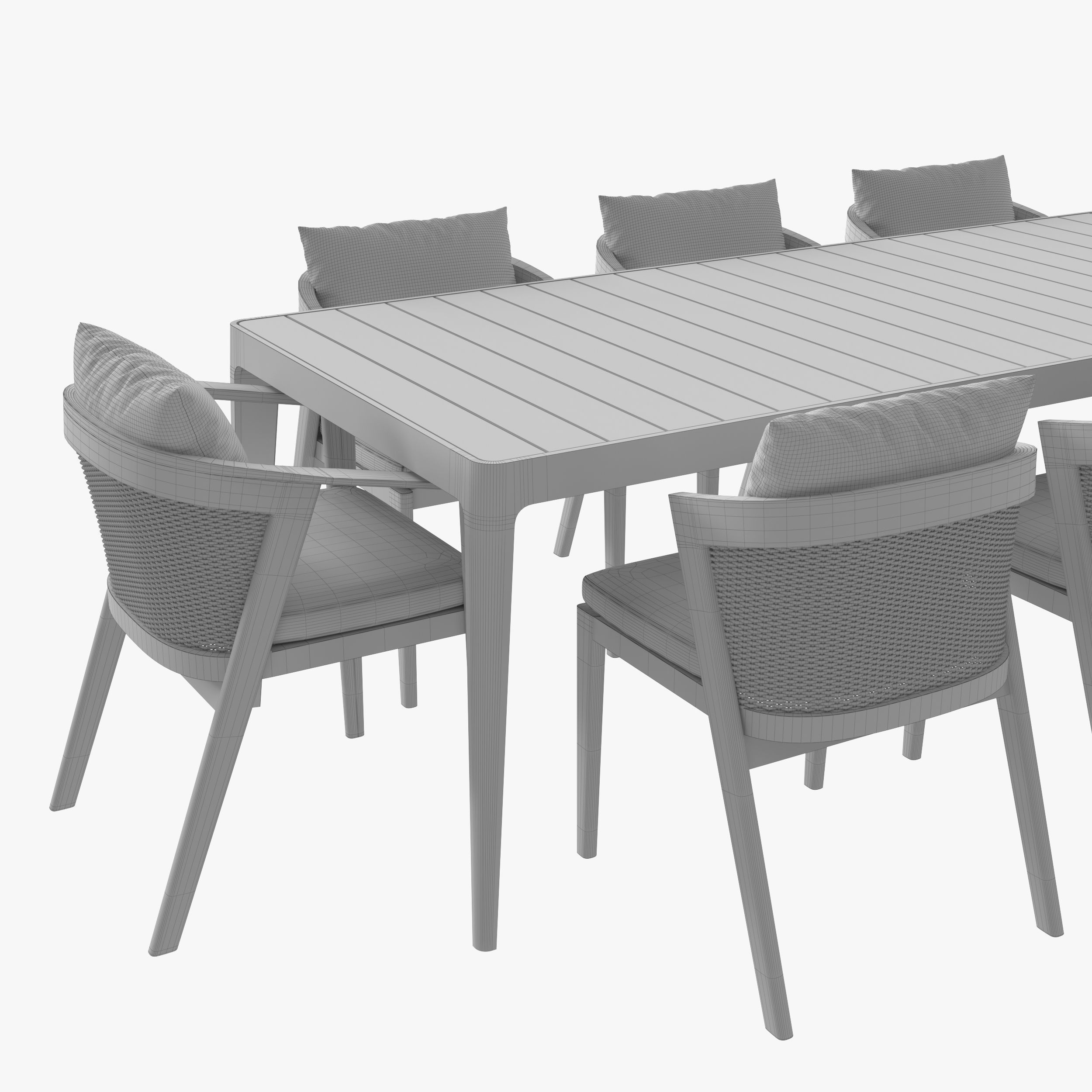 MALTA two chaise loungers on wheels 3D model_16