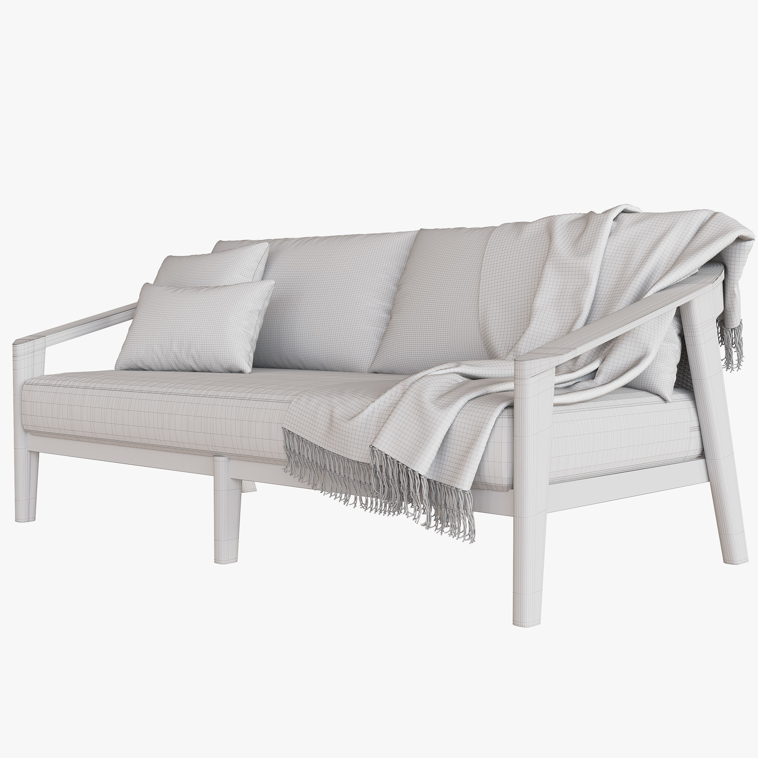 MALTA two chaise loungers on wheels 3D model_11