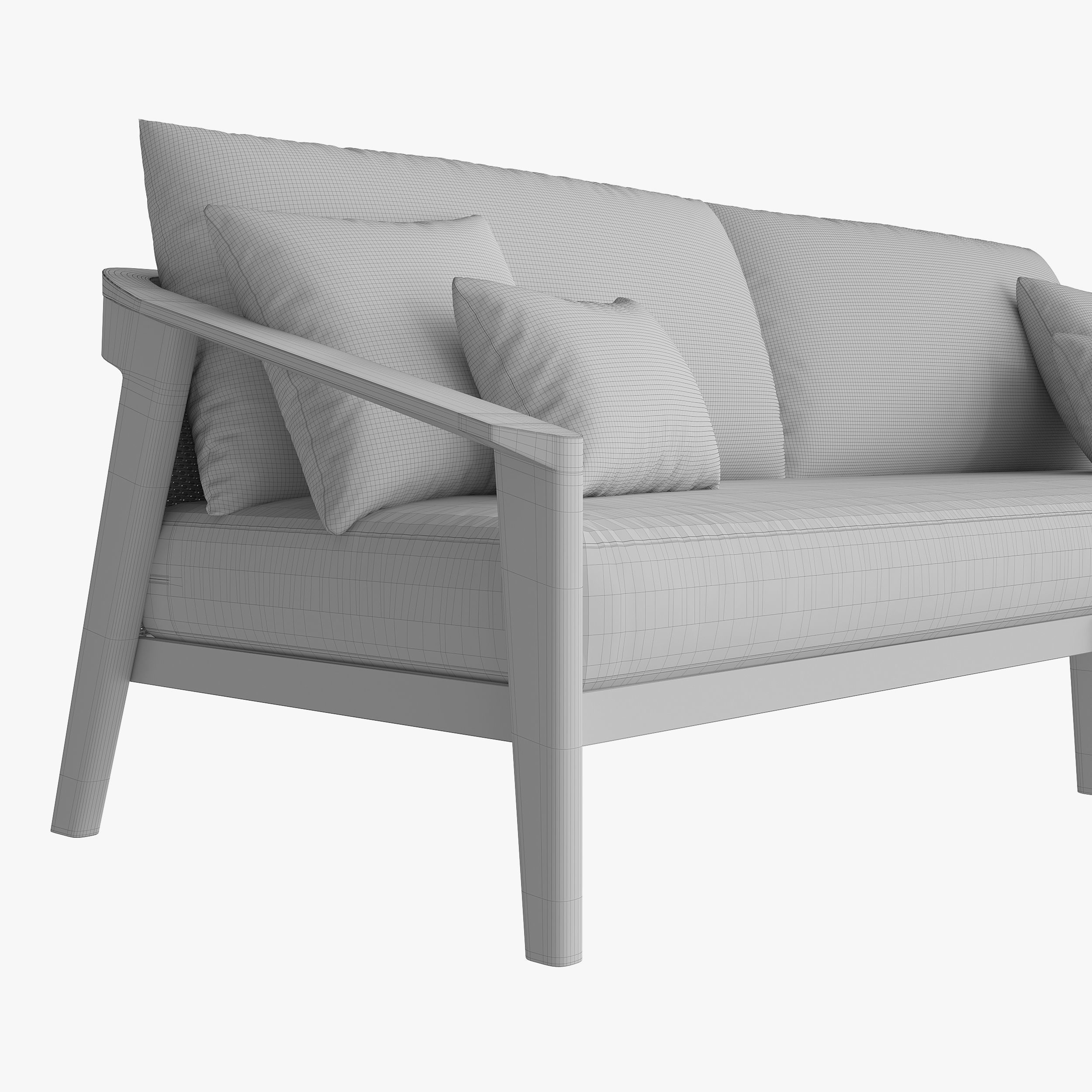 MALTA two chaise loungers on wheels 3D model_9