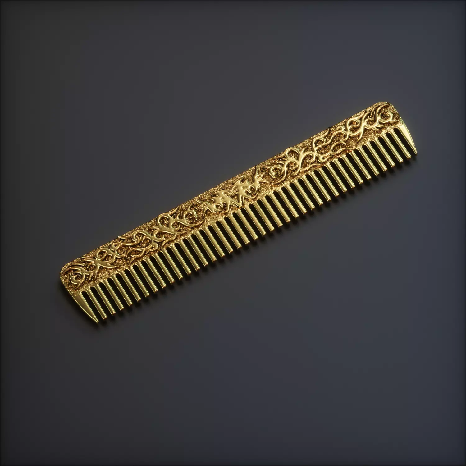  jewelry hair comb 3D print model_0
