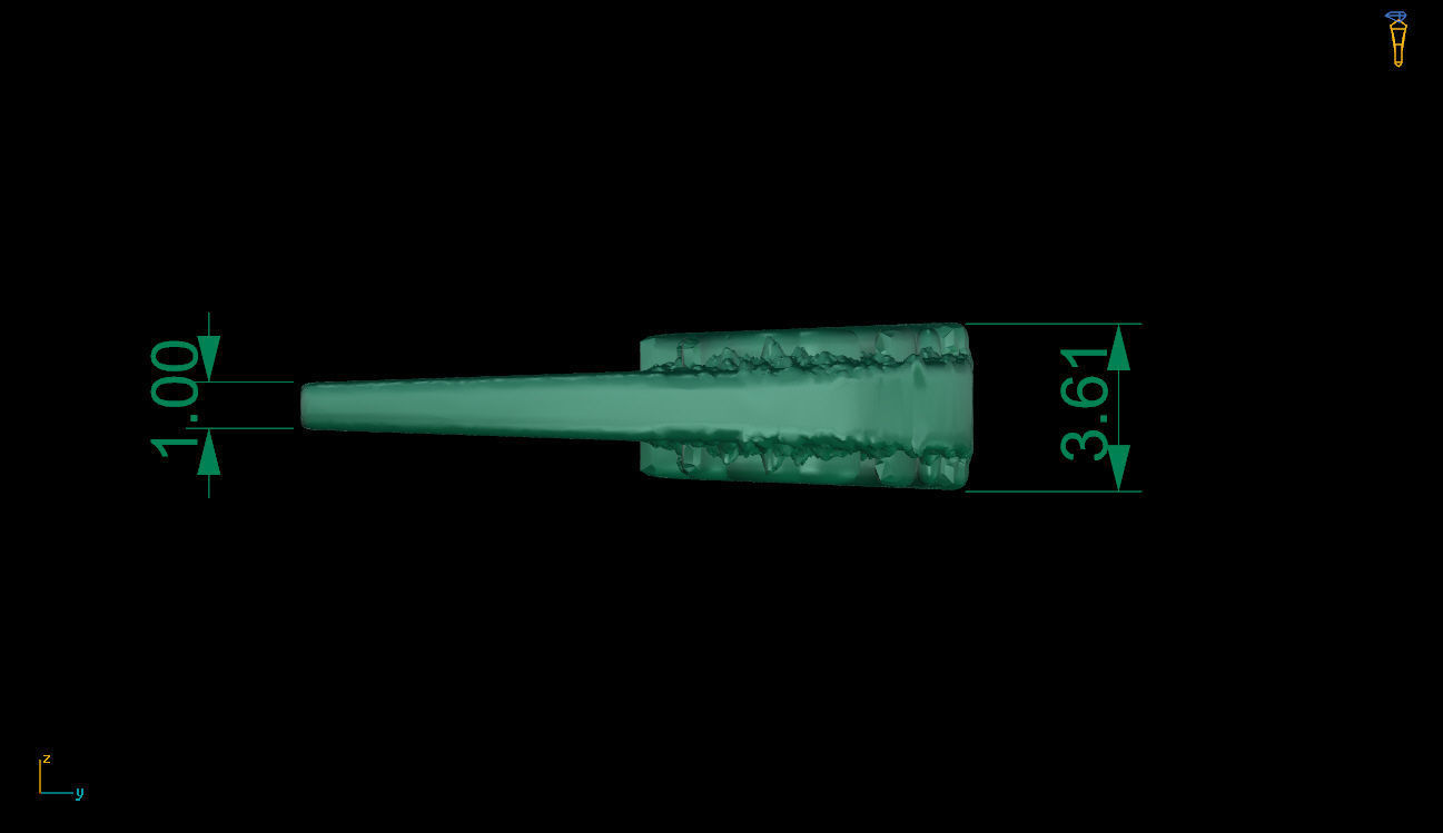  jewelry hair comb 3D print model_5