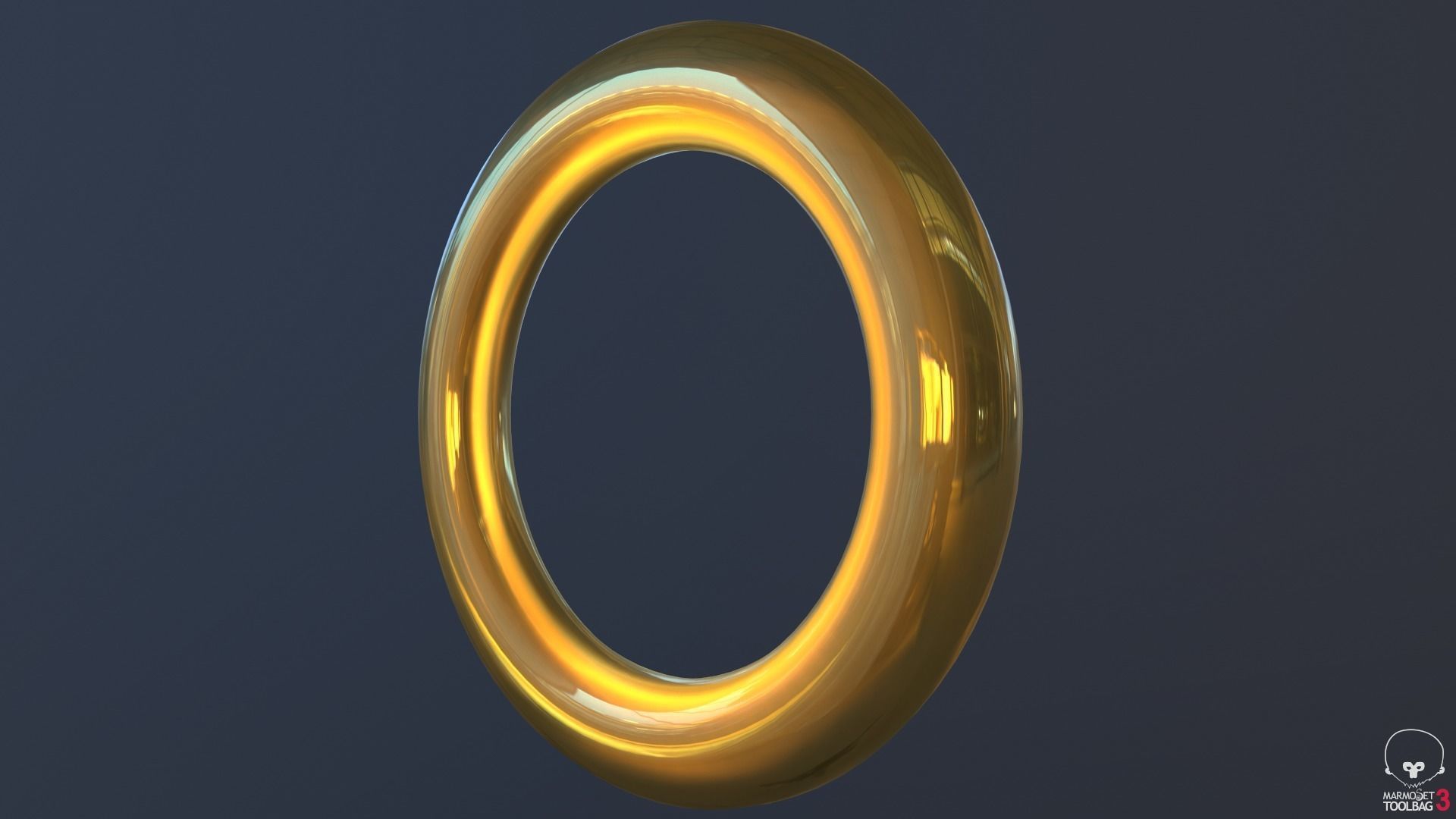 Sonic Ring - Support Me by Order 3D model_1