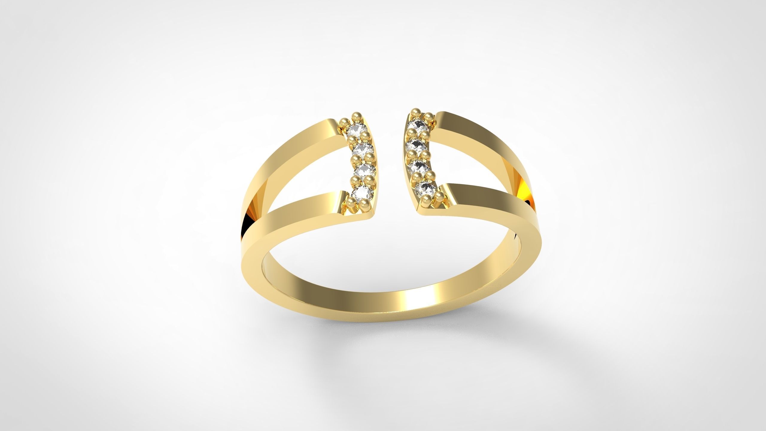 Minimal Ring 11 3D print model_5