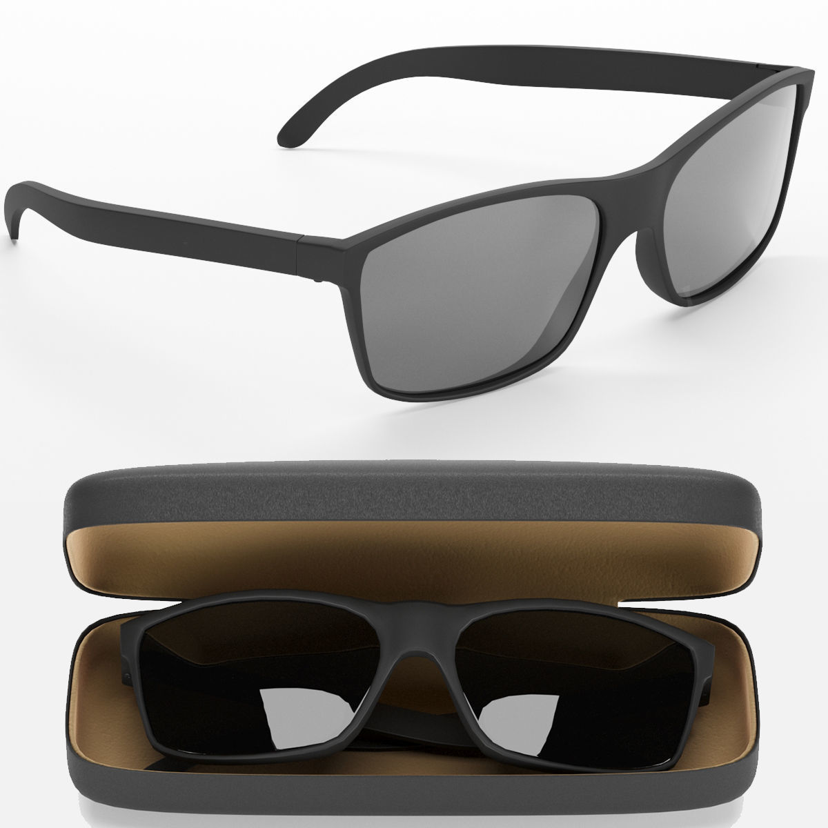 Sunglasses Low-poly 3D model