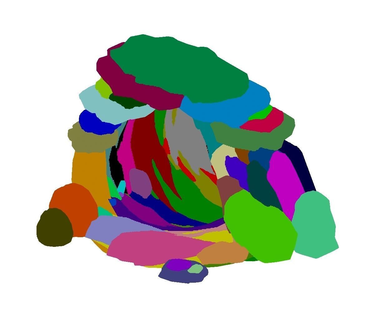 Cartoon Forest - Stone Cave 01 3D model_1