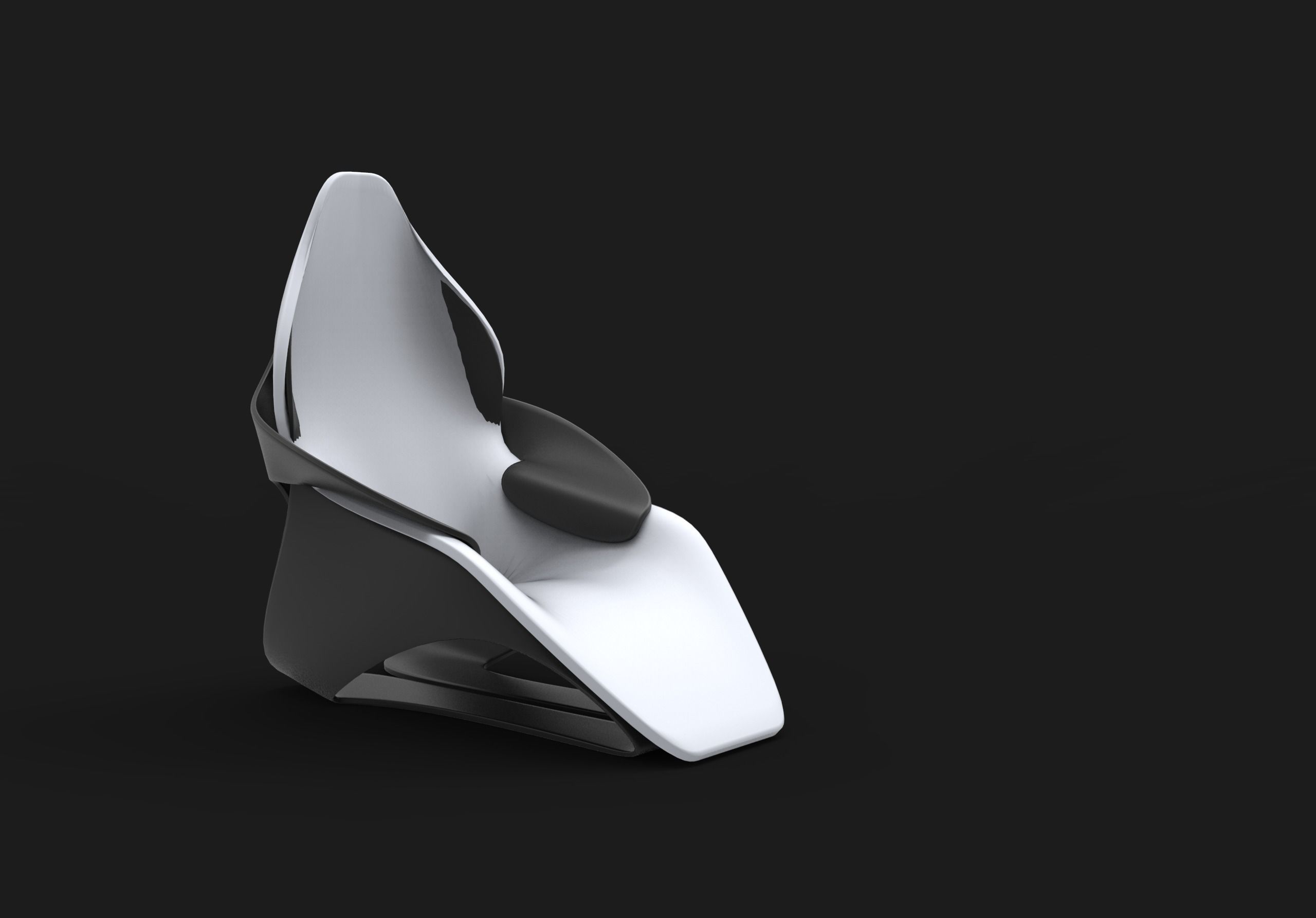 Basic car seat concept 3D model_7