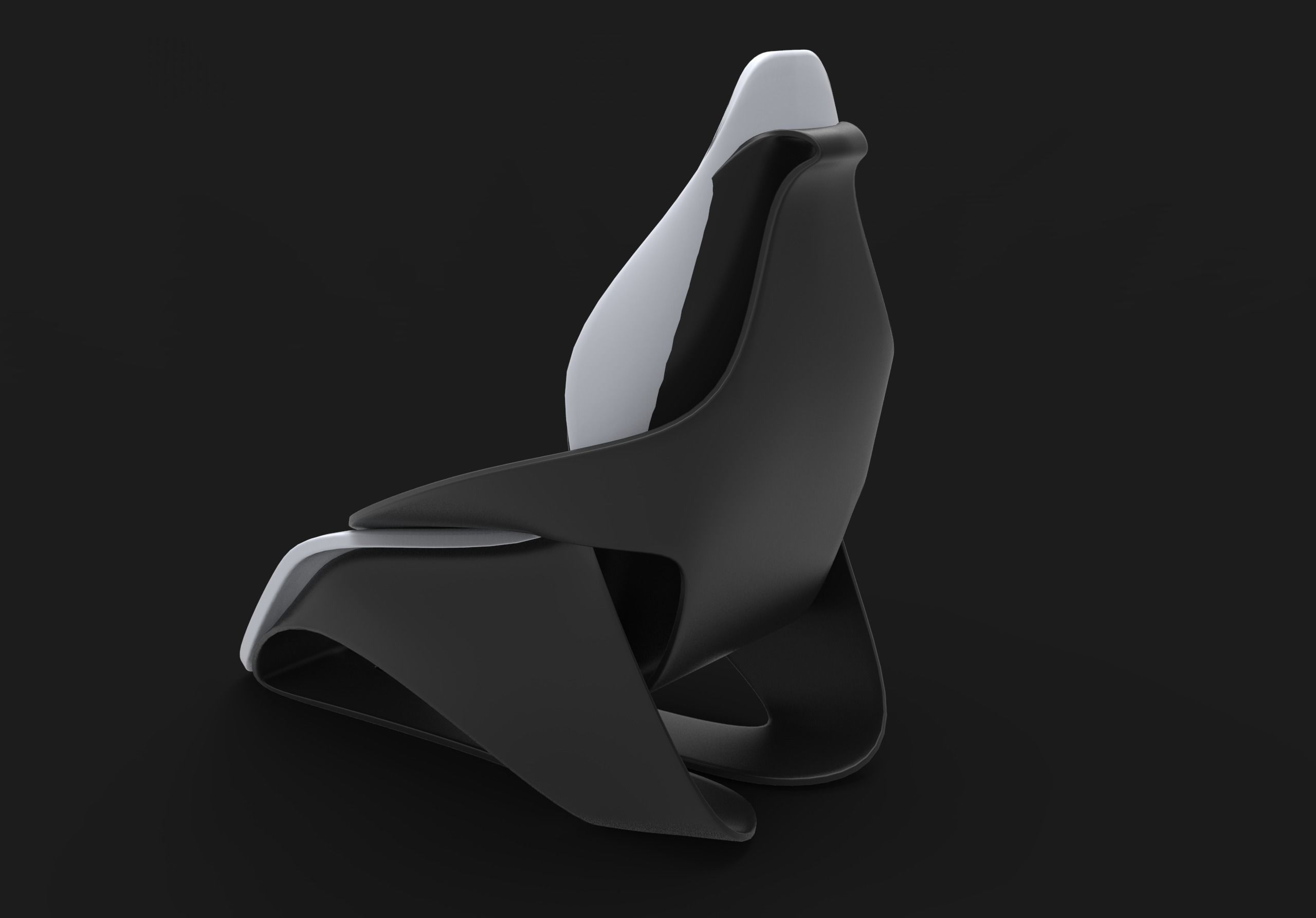 Basic car seat concept 3D model_9