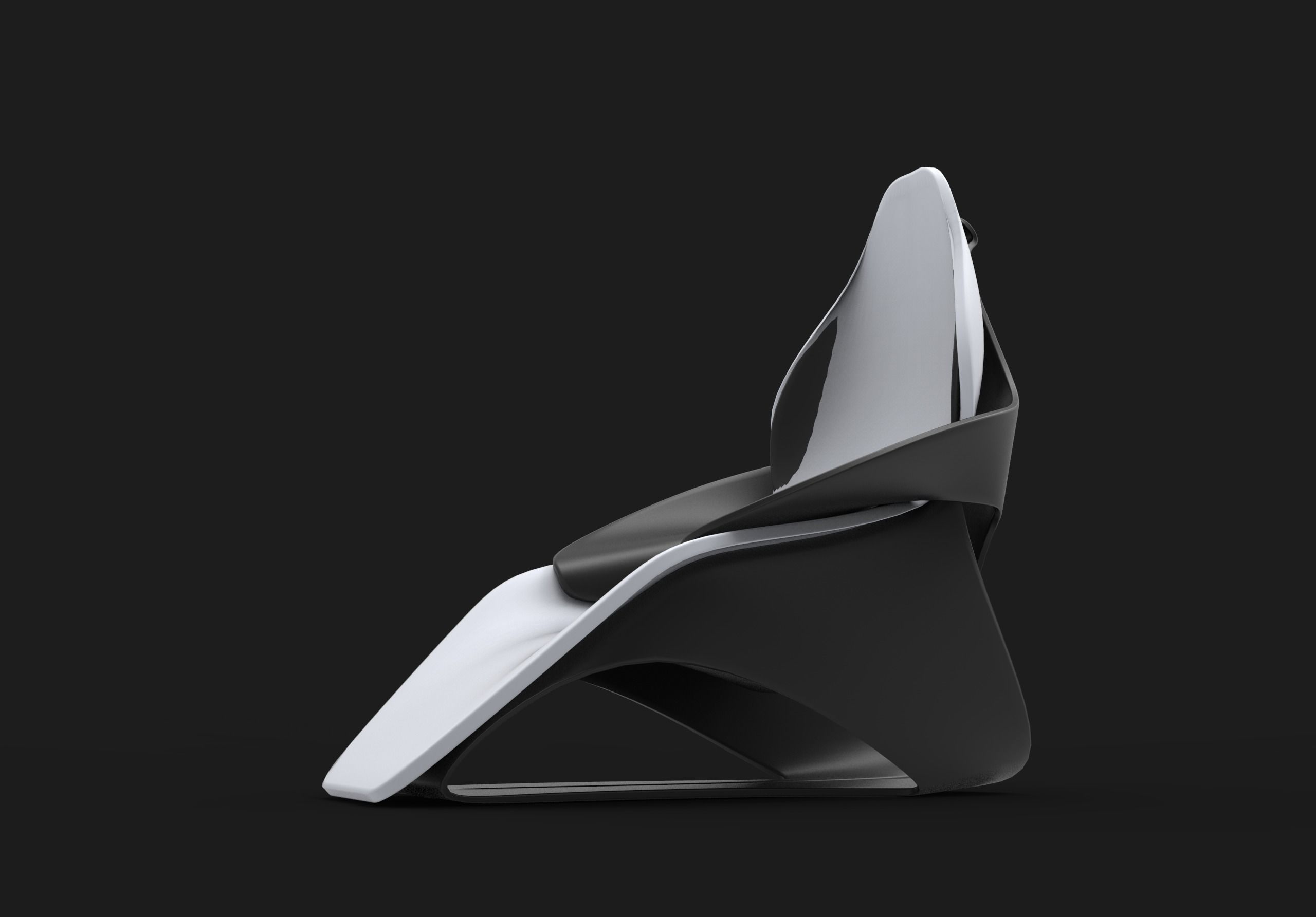 Basic car seat concept 3D model_5