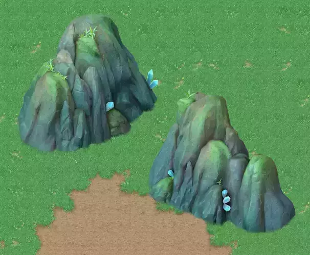 Cartoon Sky City - Fake Terrain 01