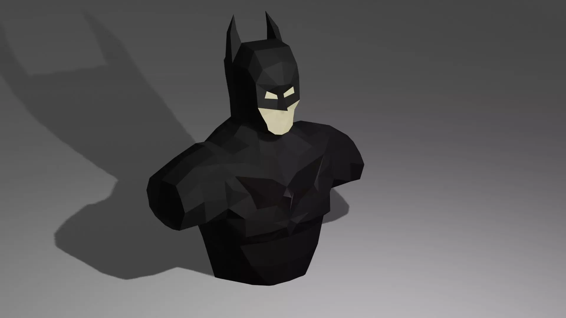 batman bust 3D print model_0