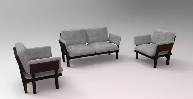 Sofa Set four chairs in circle