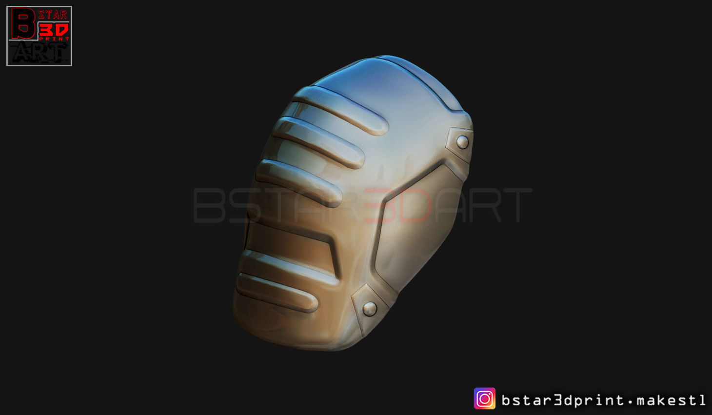 Pauldron Armor -Shoulder Armor - Batman 2021 - Robert pattinson 3D print model_4