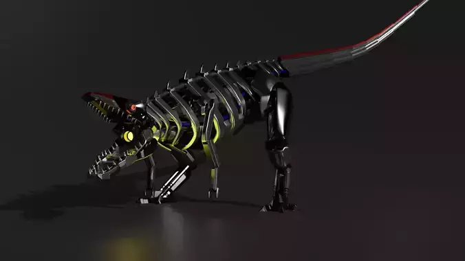 Predator robot 3D model
