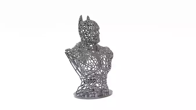 Batman bust made of metal