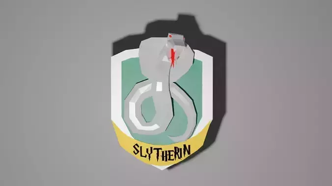 slytherin logo 3D print model