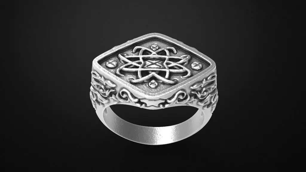 special man ring 3D print model