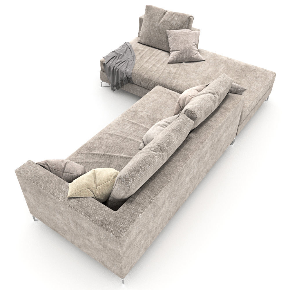 09 Sofa Molteni c - LARGE 1 3D model_2