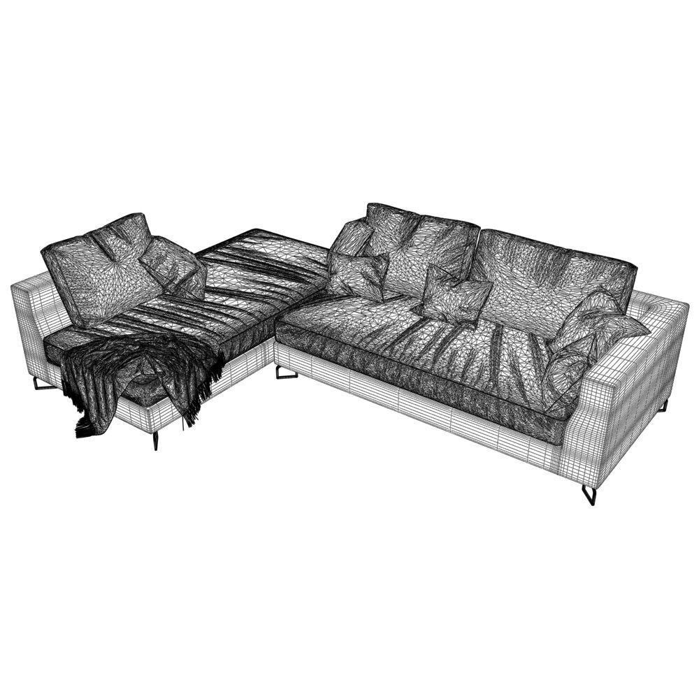 09 Sofa Molteni c - LARGE 1 3D model_4